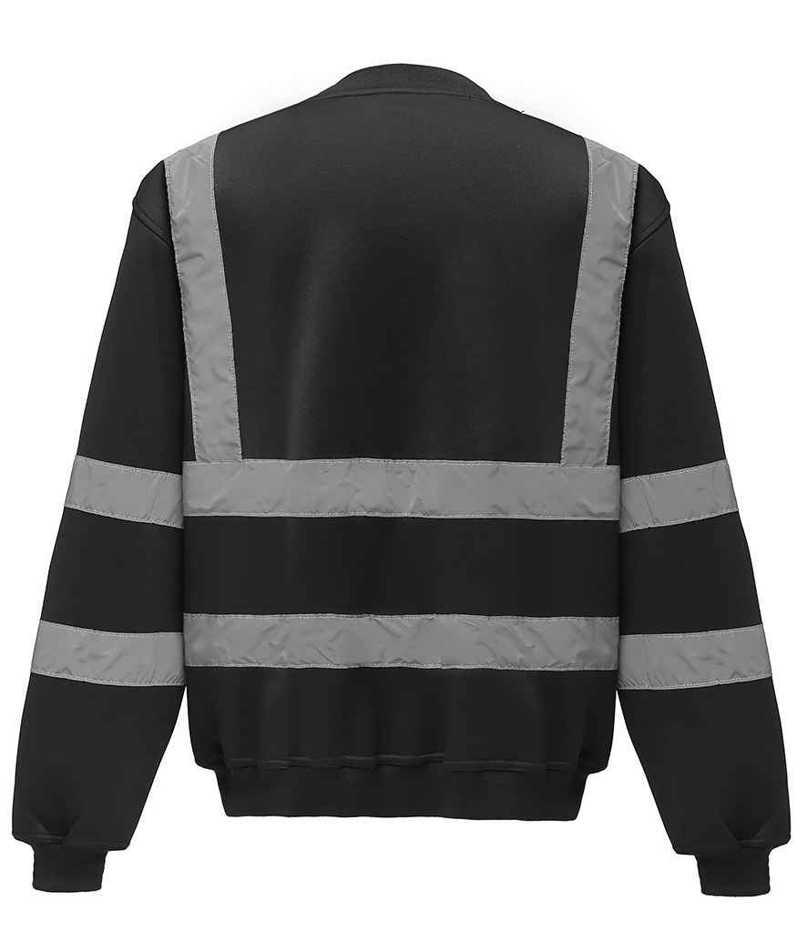 Yoko Hi-Vis Sweatshirt in by Yoko — Custom branded clothing by Print Press, featuring premium embroidery produced in our specialist print lab in the UK.