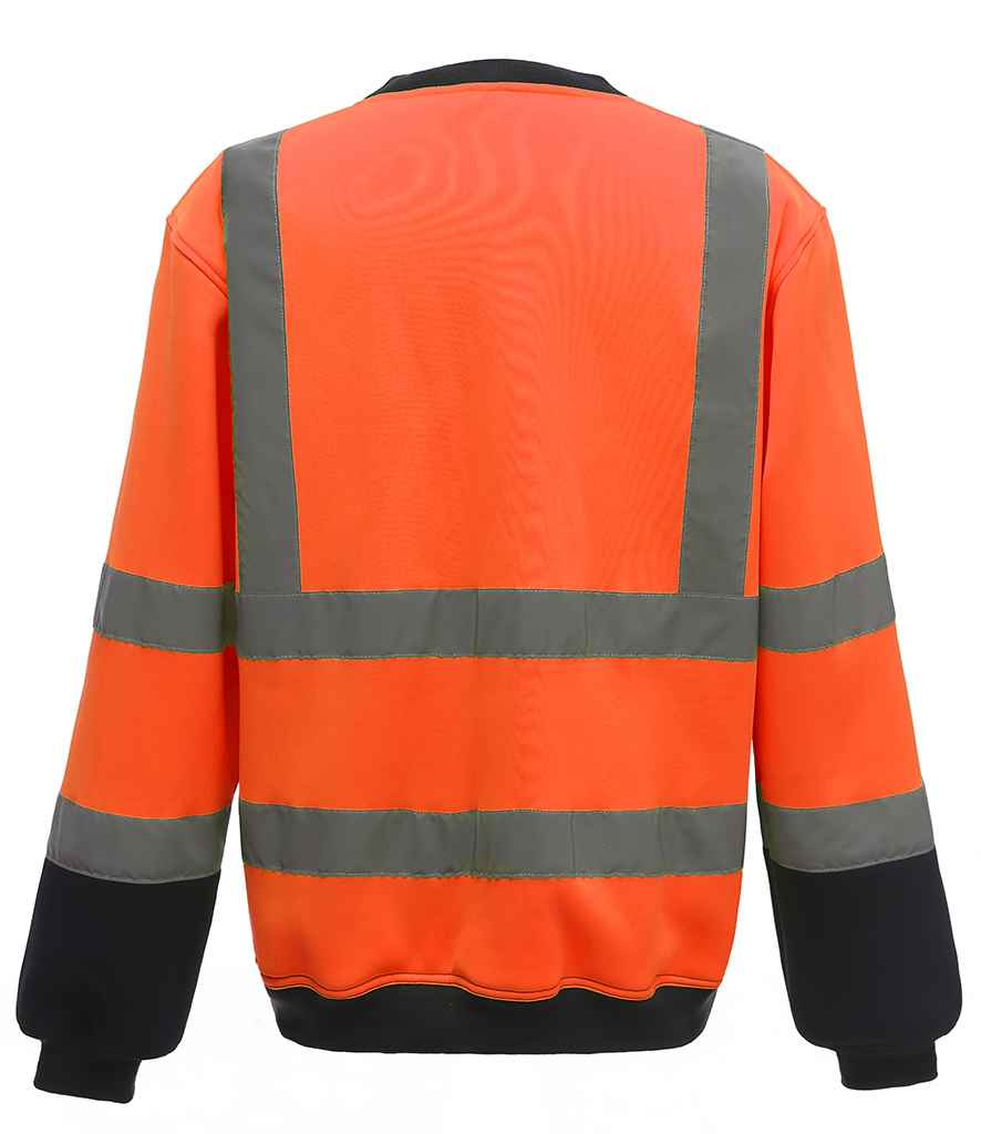 Yoko Hi-Vis Sweatshirt in by Yoko — Custom branded clothing by Print Press, featuring premium embroidery produced in our specialist print lab in the UK.