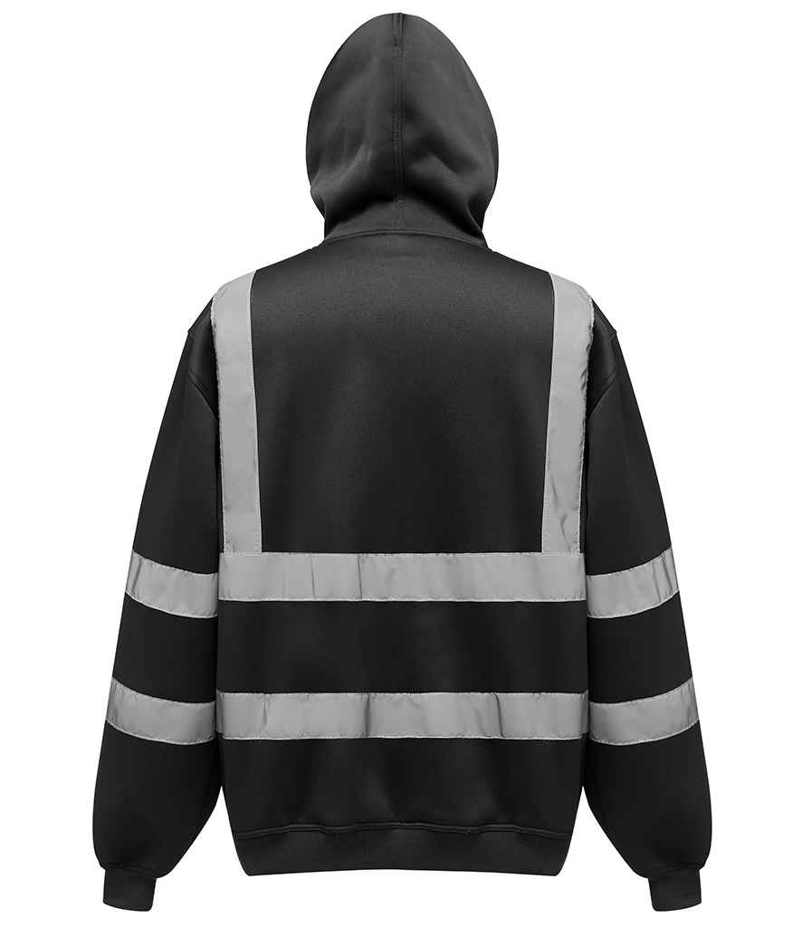 Yoko Hi-Vis Pull Over Hoodie in by Yoko — Custom branded clothing by Print Press, featuring premium embroidery produced in our specialist print lab in the UK.