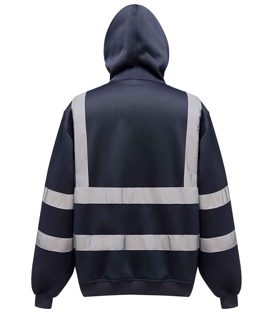 Yoko Hi-Vis Pull Over Hoodie in by Yoko — Custom branded clothing by Print Press, featuring premium embroidery produced in our specialist print lab in the UK.