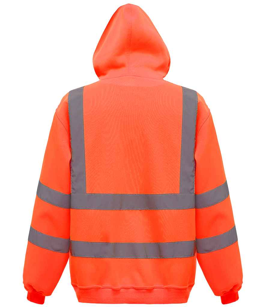 Yoko Hi-Vis Pull Over Hoodie in by Yoko — Custom branded clothing by Print Press, featuring premium embroidery produced in our specialist print lab in the UK.