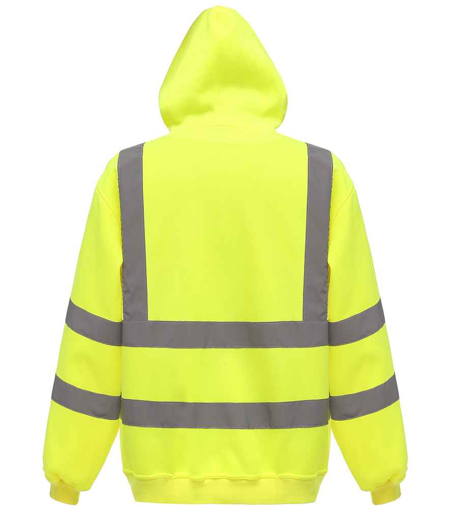 Yoko Hi-Vis Pull Over Hoodie in by Yoko — Custom branded clothing by Print Press, featuring premium embroidery produced in our specialist print lab in the UK.