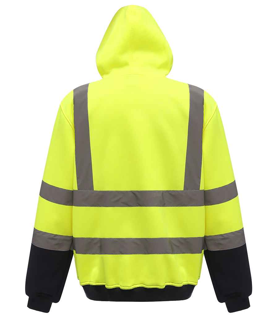 Yoko Hi-Vis Pull Over Hoodie in by Yoko — Custom branded clothing by Print Press, featuring premium embroidery produced in our specialist print lab in the UK.