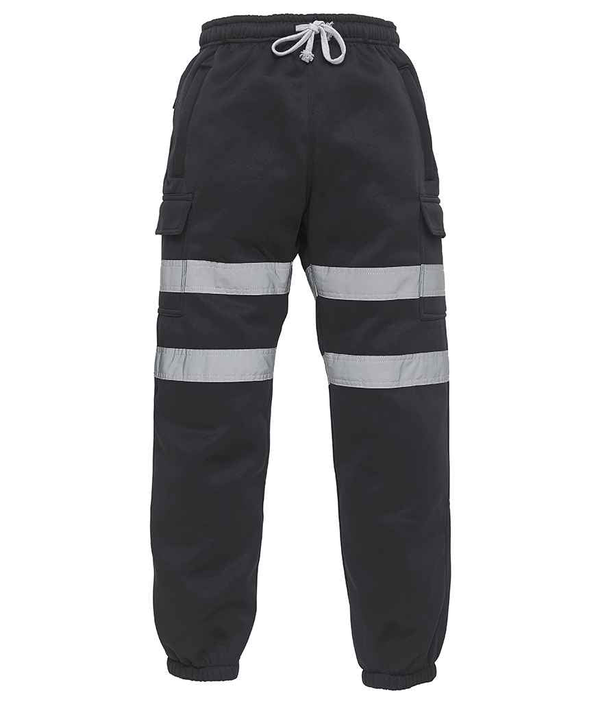 Yoko Hi-Vis Jog Pants in by Yoko — Custom branded clothing by Print Press, featuring premium embroidery produced in our specialist print lab in the UK.