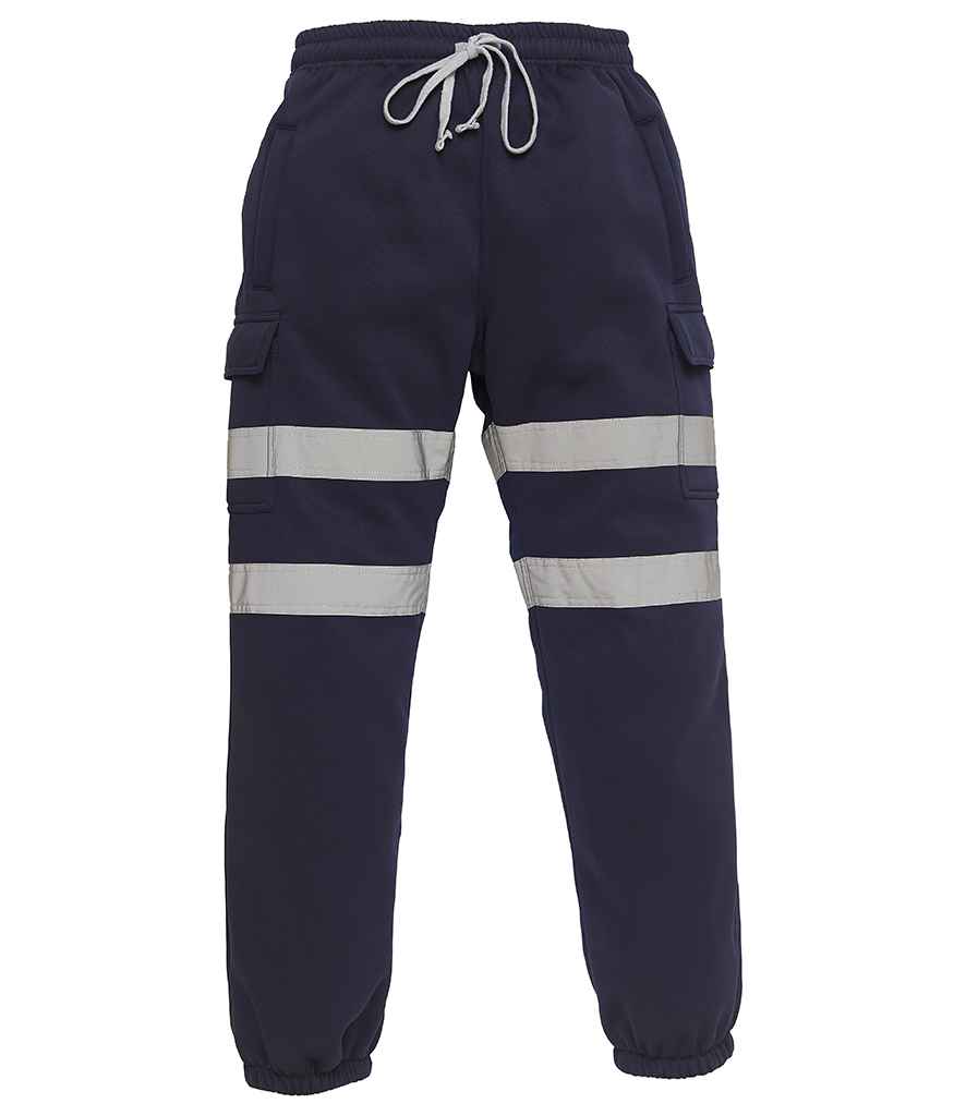 Yoko Hi-Vis Jog Pants in by Yoko — Custom branded clothing by Print Press, featuring premium embroidery produced in our specialist print lab in the UK.