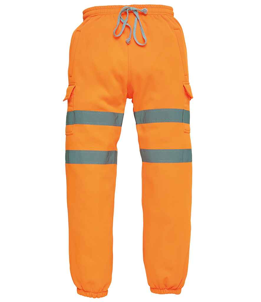 Yoko Hi-Vis Jog Pants in by Yoko — Custom branded clothing by Print Press, featuring premium embroidery produced in our specialist print lab in the UK.