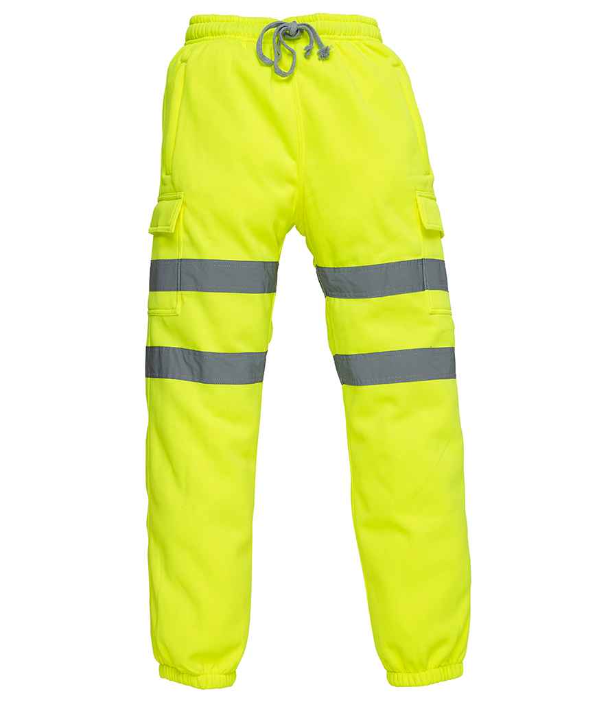 Yoko Hi-Vis Jog Pants in by Yoko — Custom branded clothing by Print Press, featuring premium embroidery produced in our specialist print lab in the UK.