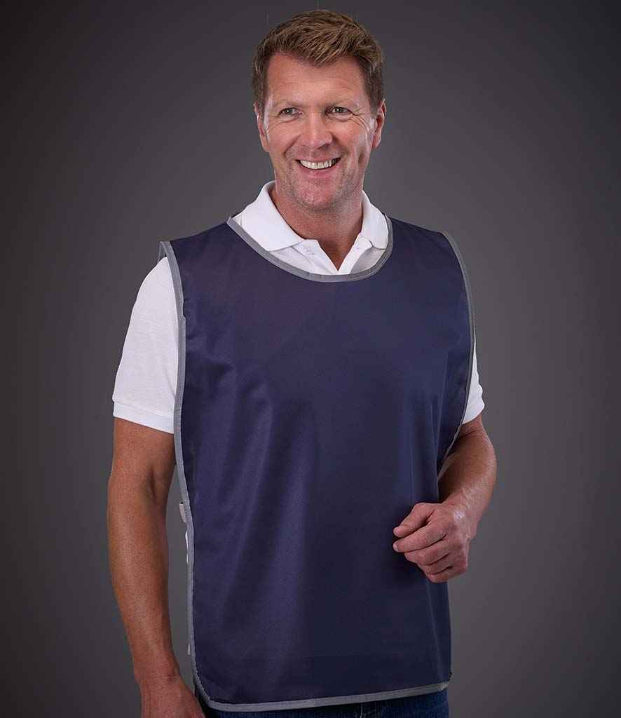 Yoko Hi-Vis Reflective Border Tabard in Navy by Yoko — Custom branded clothing by Print Press, featuring premium embroidery produced in our specialist print lab in the UK.