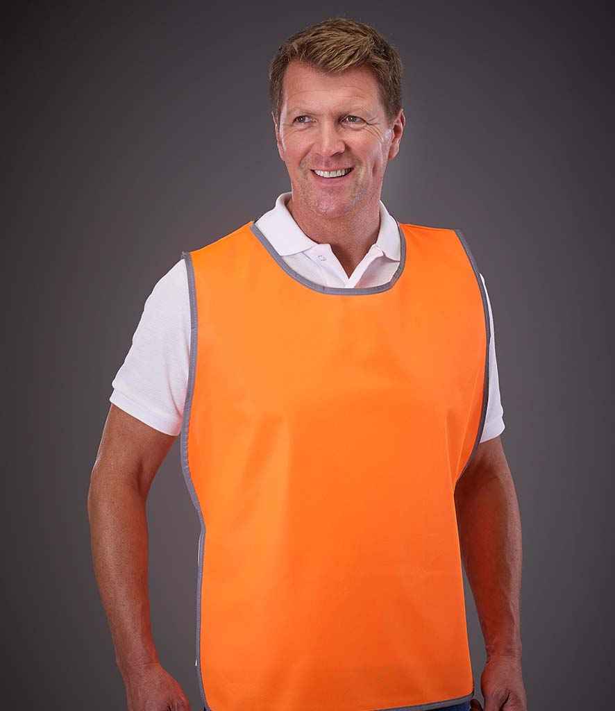Yoko Hi-Vis Reflective Border Tabard in Orange by Yoko — Custom branded clothing by Print Press, featuring premium embroidery produced in our specialist print lab in the UK.