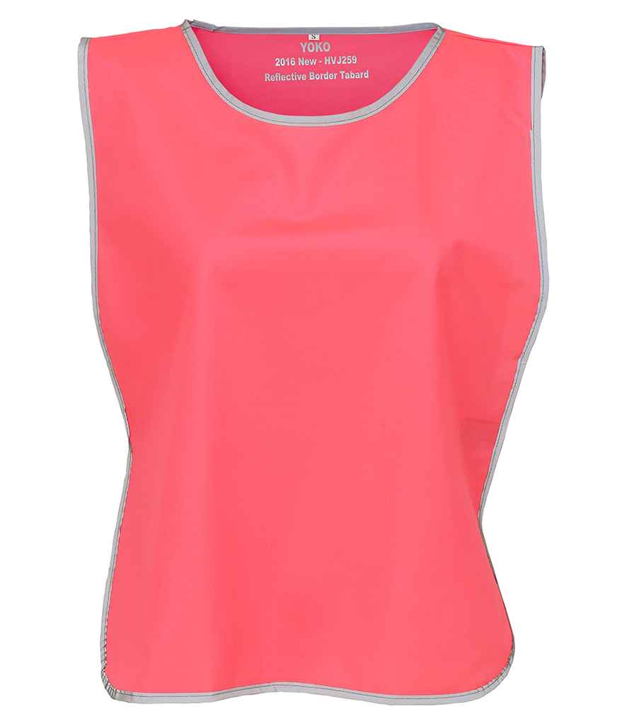 Yoko Hi-Vis Reflective Border Tabard in by Yoko — Custom branded clothing by Print Press, featuring premium embroidery produced in our specialist print lab in the UK.