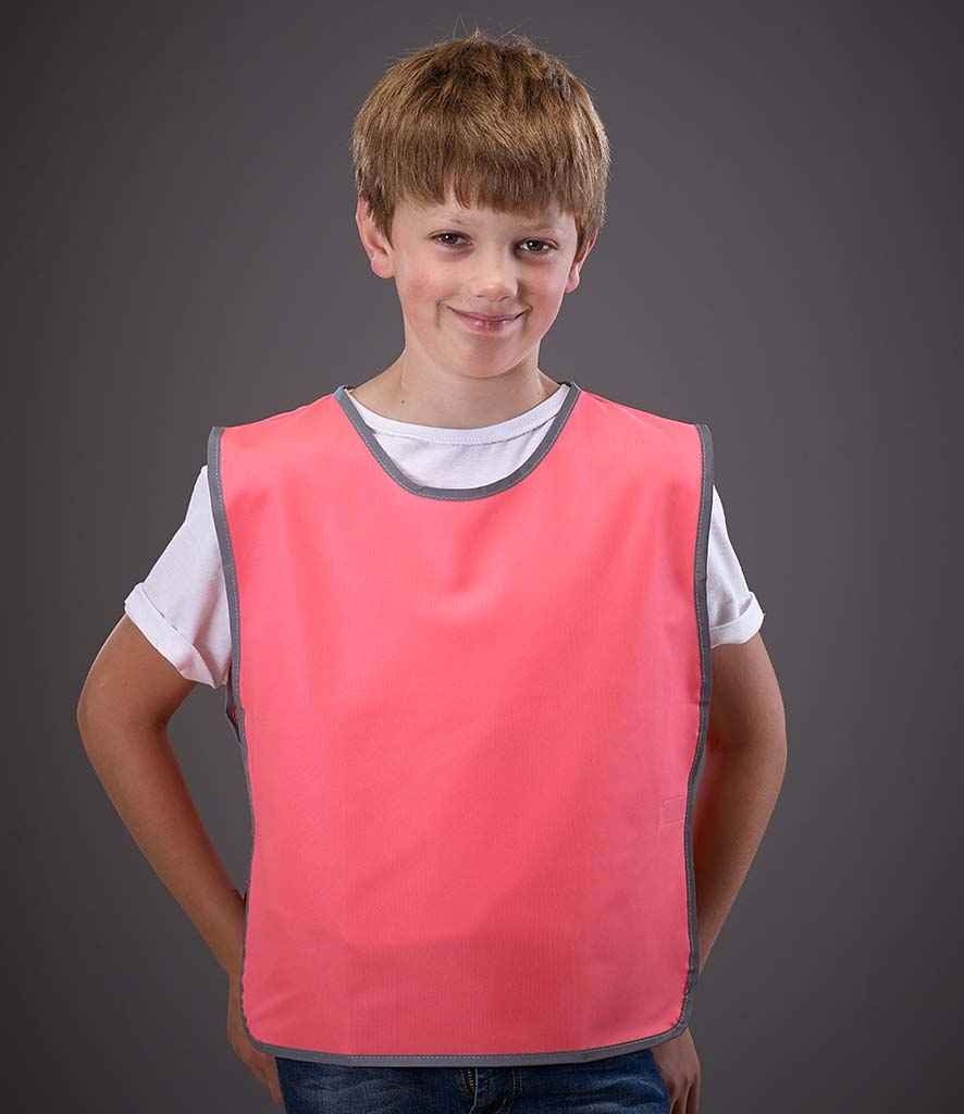 Yoko Hi-Vis Reflective Border Tabard in Pink by Yoko — Custom branded clothing by Print Press, featuring premium embroidery produced in our specialist print lab in the UK.