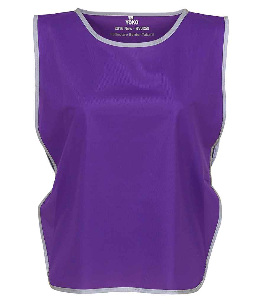 Yoko Hi-Vis Reflective Border Tabard in by Yoko — Custom branded clothing by Print Press, featuring premium embroidery produced in our specialist print lab in the UK.