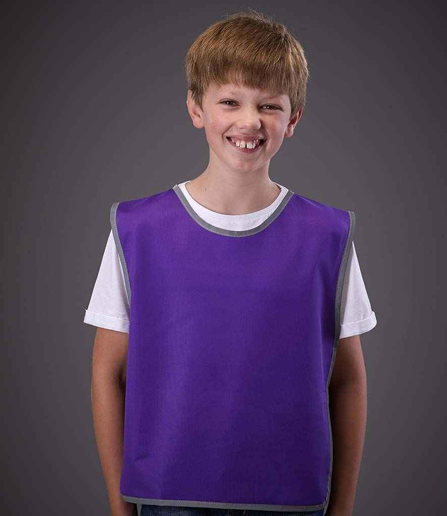 Yoko Hi-Vis Reflective Border Tabard in Purple by Yoko — Custom branded clothing by Print Press, featuring premium embroidery produced in our specialist print lab in the UK.