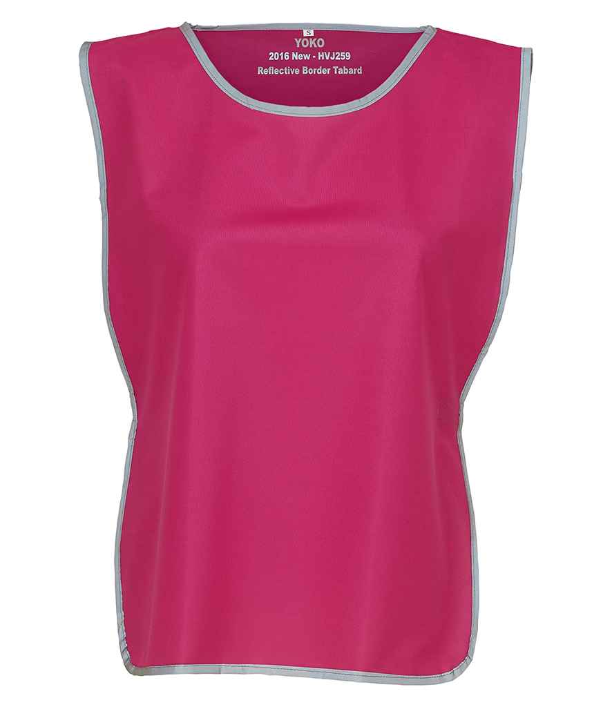 Yoko Hi-Vis Reflective Border Tabard in by Yoko — Custom branded clothing by Print Press, featuring premium embroidery produced in our specialist print lab in the UK.
