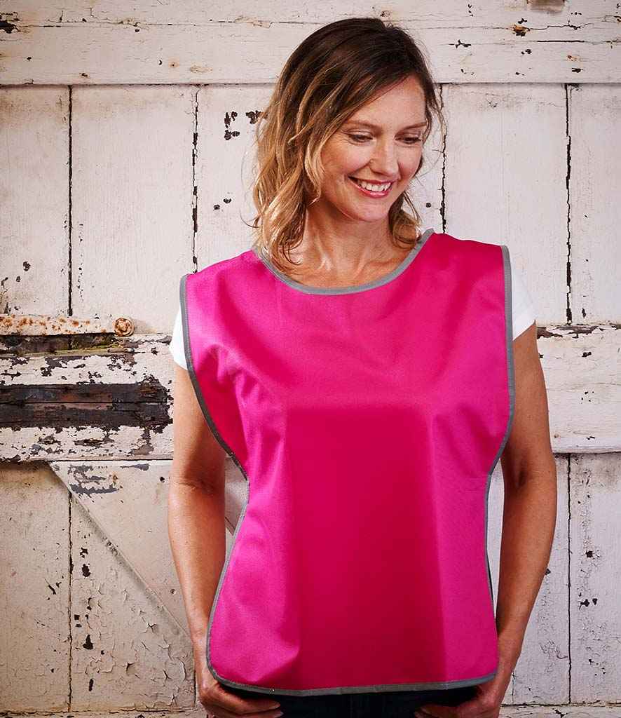 Yoko Hi-Vis Reflective Border Tabard in Raspberry by Yoko — Custom branded clothing by Print Press, featuring premium embroidery produced in our specialist print lab in the UK.