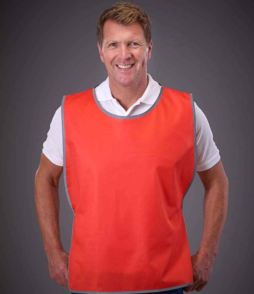 Yoko Hi-Vis Reflective Border Tabard in Red by Yoko — Custom branded clothing by Print Press, featuring premium embroidery produced in our specialist print lab in the UK.