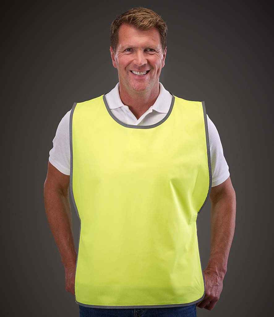 Yoko Hi-Vis Reflective Border Tabard in Yellow by Yoko — Custom branded clothing by Print Press, featuring premium embroidery produced in our specialist print lab in the UK.