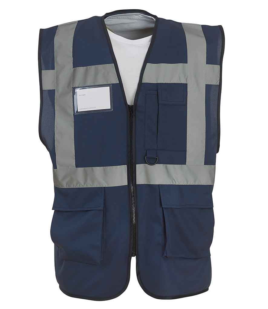 Yoko Executive Waistcoat - (2nd Colours) in by Yoko — Custom branded clothing by Print Press, featuring premium embroidery produced in our specialist print lab in the UK.