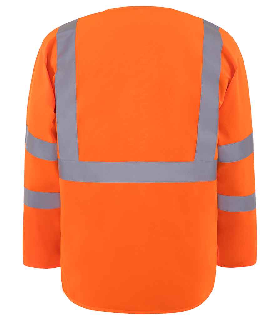 Yoko Hi-Vis Executive Long Sleeve Waistcoat in by Yoko — Custom branded clothing by Print Press, featuring premium embroidery produced in our specialist print lab in the UK.
