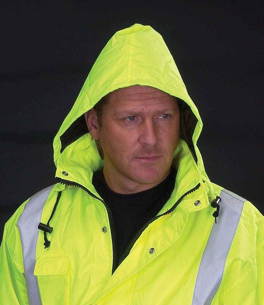 Yoko Hi-Vis Classic Bomber Jacket in by Yoko — Custom branded clothing by Print Press, featuring premium embroidery produced in our specialist print lab in the UK.