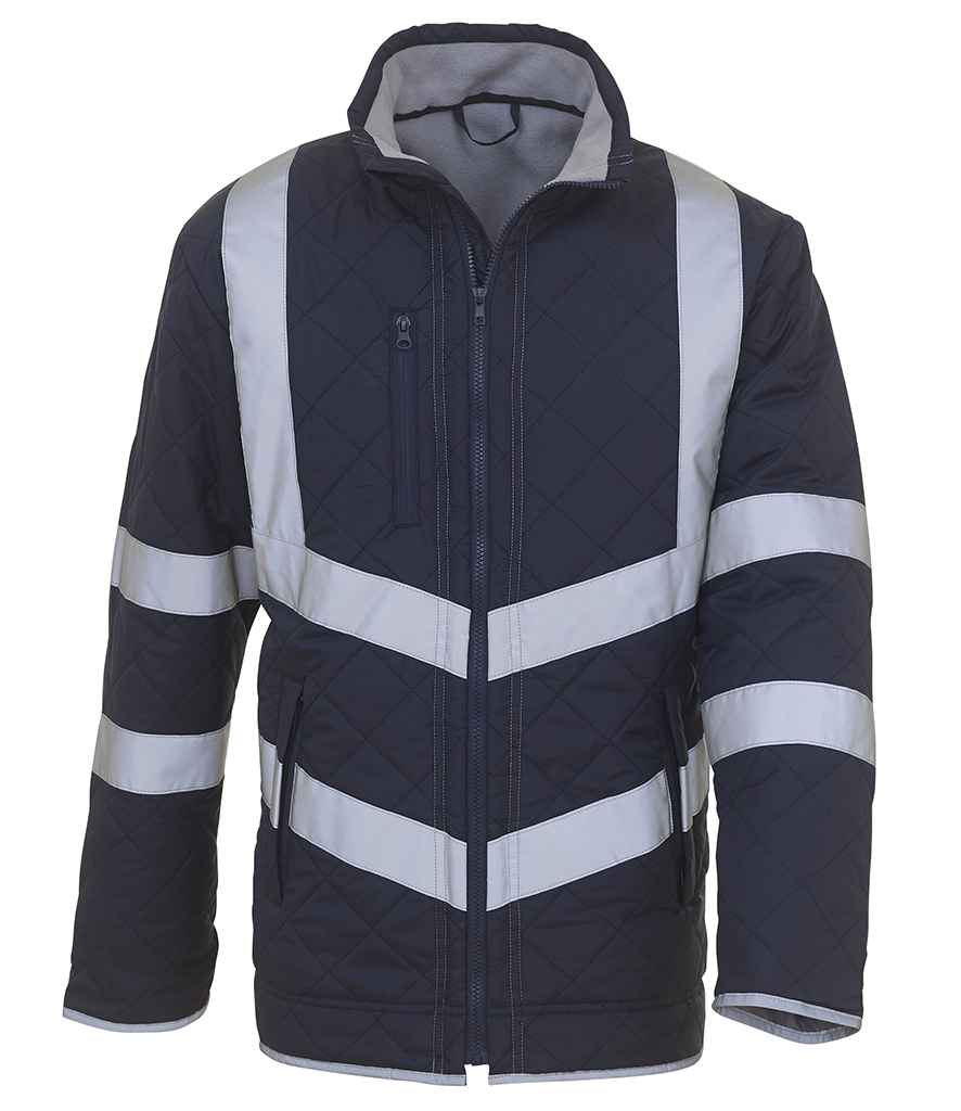 Yoko Hi-Vis Kensington Jacket in by Yoko — Custom branded clothing by Print Press, featuring premium embroidery produced in our specialist print lab in the UK.