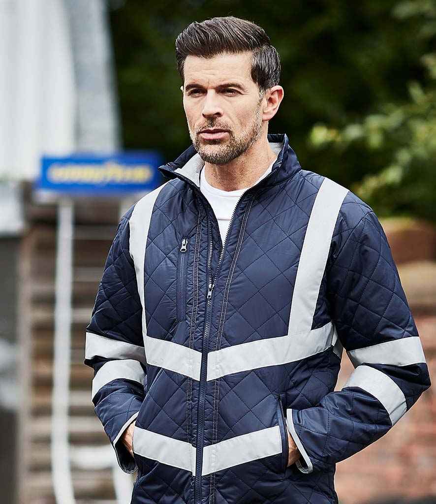 Yoko Hi-Vis Kensington Jacket in by Yoko — Custom branded clothing by Print Press, featuring premium embroidery produced in our specialist print lab in the UK.