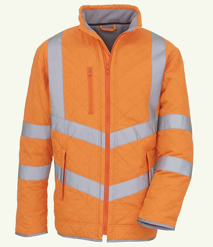 Yoko Hi-Vis Kensington Jacket in by Yoko — Custom branded clothing by Print Press, featuring premium embroidery produced in our specialist print lab in the UK.