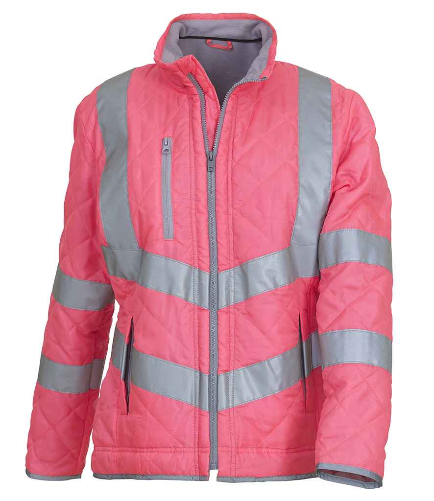 Yoko Hi-Vis Kensington Jacket in by Yoko — Custom branded clothing by Print Press, featuring premium embroidery produced in our specialist print lab in the UK.