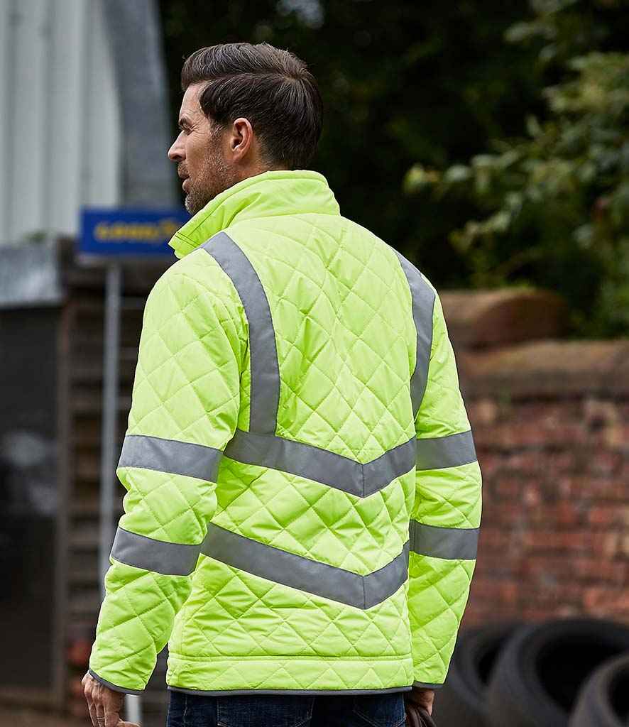 Yoko Hi-Vis Kensington Jacket in by Yoko — Custom branded clothing by Print Press, featuring premium embroidery produced in our specialist print lab in the UK.