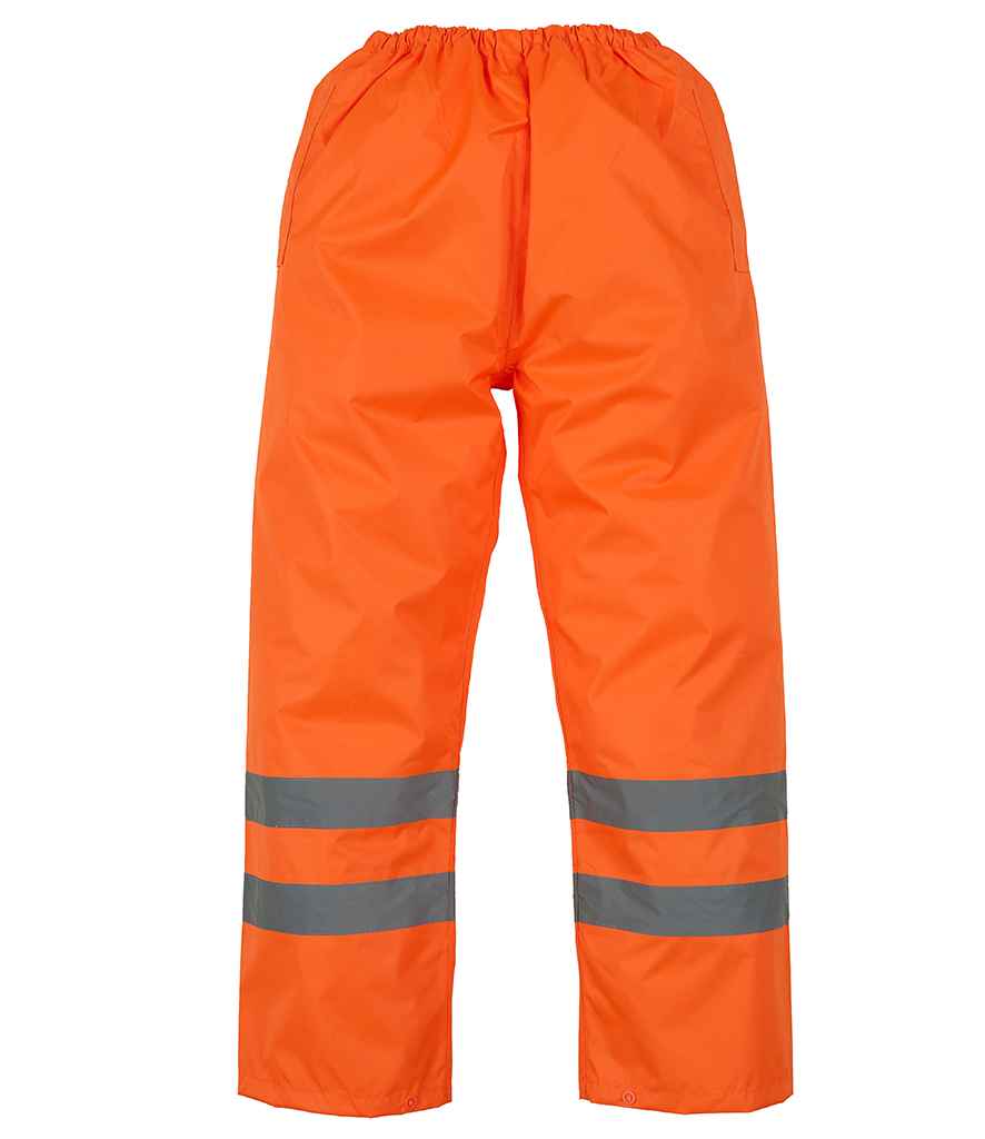 Yoko Hi-Vis Waterproof GO/RT Overtrousers in by Yoko — Custom branded clothing by Print Press, featuring premium embroidery produced in our specialist print lab in the UK.