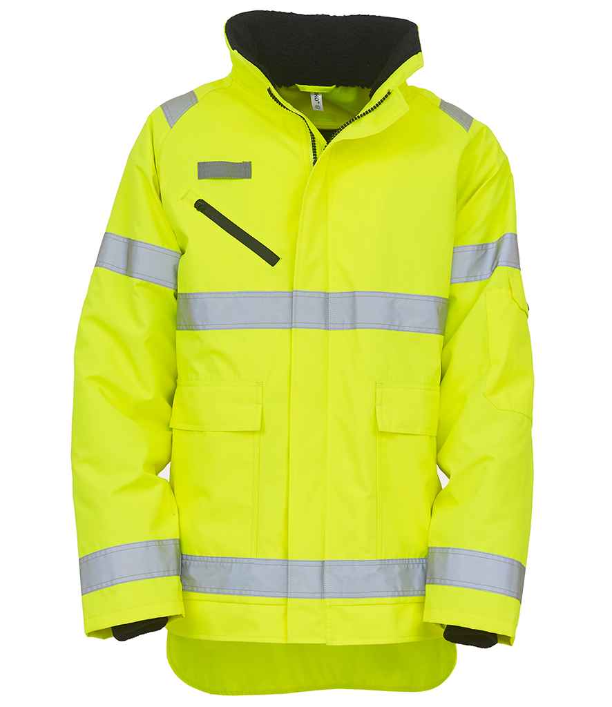Yoko Fontaine Storm Jacket in by Yoko — Custom branded clothing by Print Press, featuring premium embroidery produced in our specialist print lab in the UK.