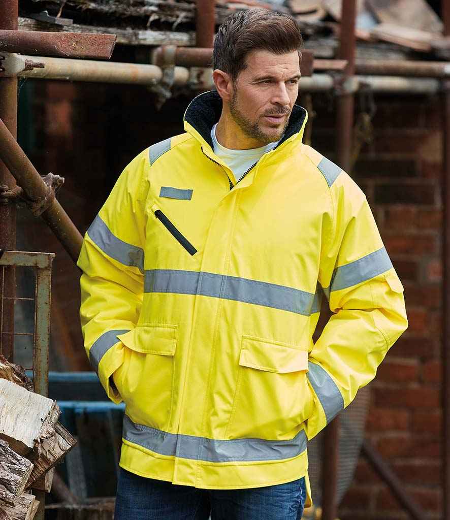 Yoko Fontaine Storm Jacket in Yellow by Yoko — Custom branded clothing by Print Press, featuring premium embroidery produced in our specialist print lab in the UK.