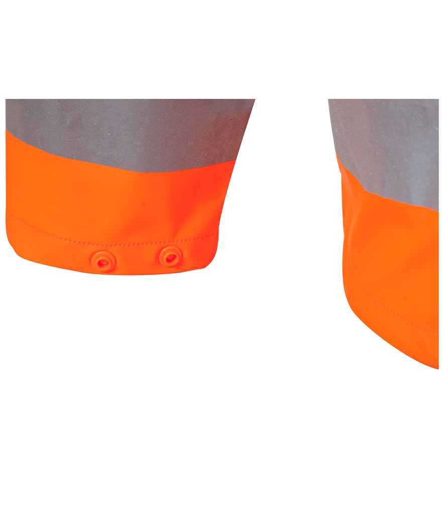 Yoko Hi-Vis Flex U-Dry Jacket in by Yoko — Custom branded clothing by Print Press, featuring premium embroidery produced in our specialist print lab in the UK.