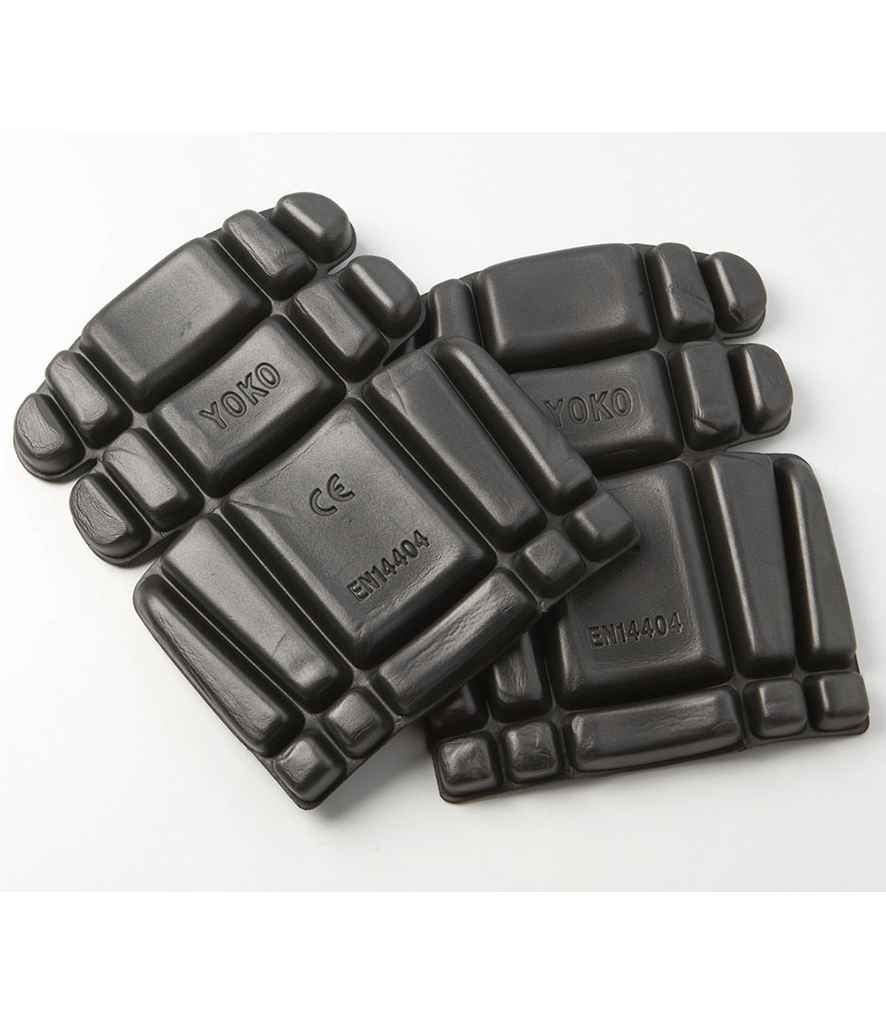 Yoko Knee Pads in ONE Black by Yoko — Custom branded clothing by Print Press, featuring premium embroidery produced in our specialist print lab in the UK.