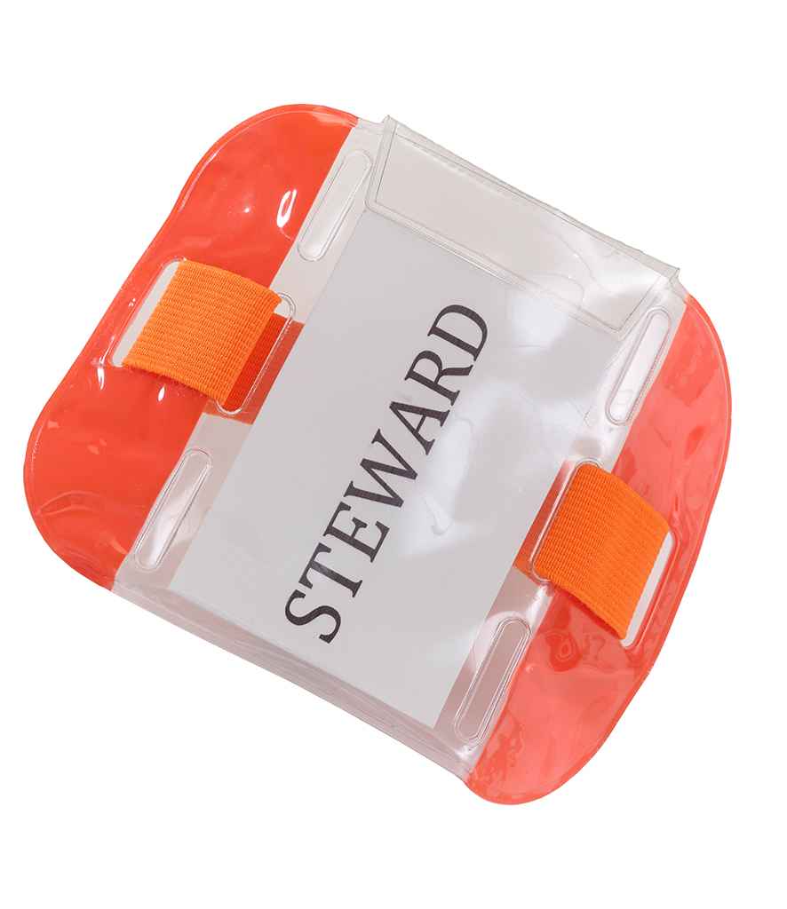Yoko ID Arm Band in ONE Orange by Yoko — Custom branded clothing by Print Press, featuring premium embroidery produced in our specialist print lab in the UK.