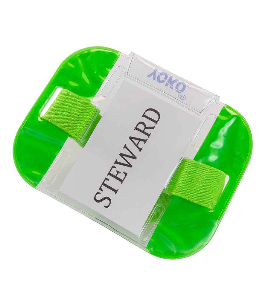 Yoko ID Arm Band in ONE Paramedic Green by Yoko — Custom branded clothing by Print Press, featuring premium embroidery produced in our specialist print lab in the UK.