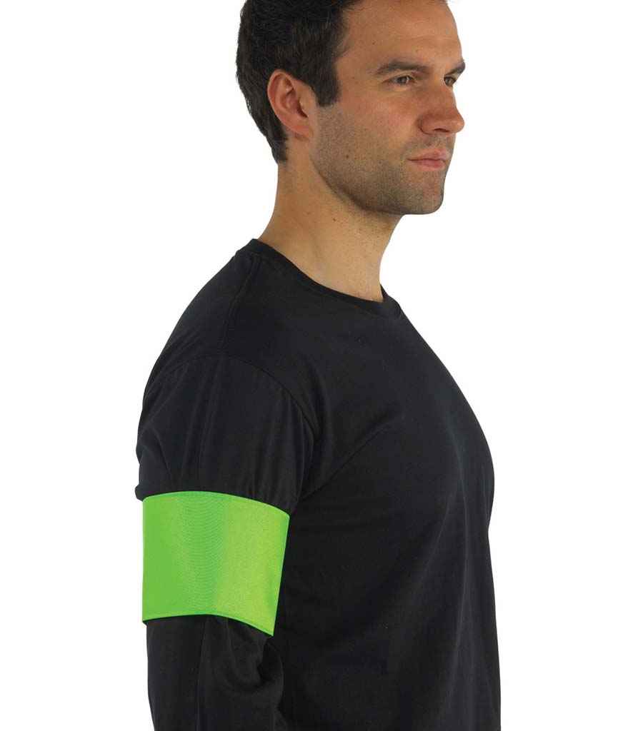Yoko Print Me Arm Band in Lime Green by Yoko — Custom branded clothing by Print Press, featuring premium embroidery produced in our specialist print lab in the UK.