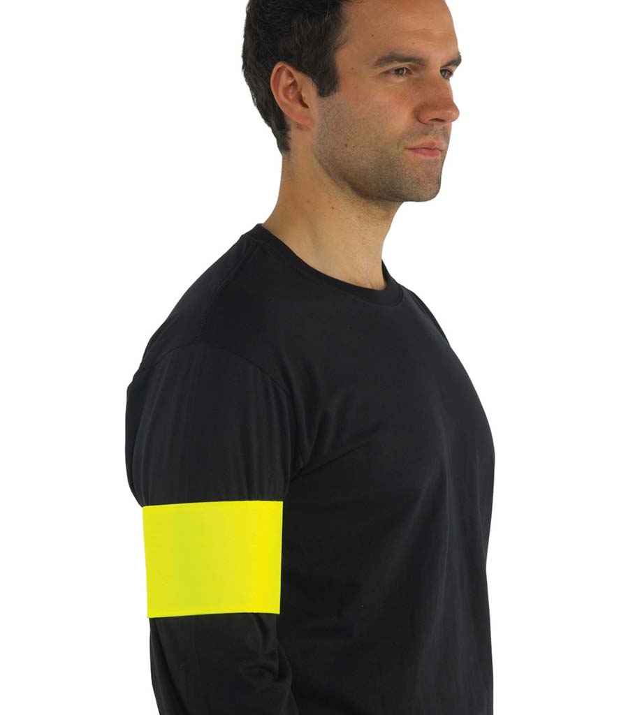 Yoko Print Me Arm Band in Yellow by Yoko — Custom branded clothing by Print Press, featuring premium embroidery produced in our specialist print lab in the UK.