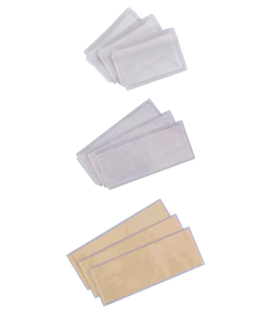 Yoko Heat Apply ID Pocket in Clear by Yoko — Custom branded clothing by Print Press, featuring premium embroidery produced in our specialist print lab in the UK.